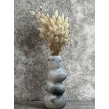 Magg Home Doğal Taş Görünümlü Taş Yığını Biblo- Vazo (Çiçek Dahil Değildir) (17-6 Cm)