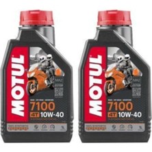 Motul 7100 10W40 1 Litre x 2 Adet 4t Motosikelt Motor Yağı - 0781387029395