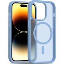 MobaxAksesuar Apple iPhone 14 Pro Kılıf M-Safe ile Uyumlu Mat Yüzey Jota Kapak