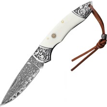 Tekinhediyelik Sibirya Edc Kamp Survival Damascus Çakı