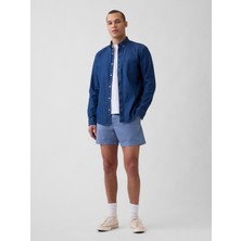 Gap Erkek Açık Mavi 5.5" Relaxed Şort