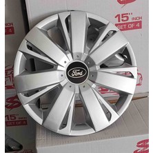 Yk Ford Focus / Fiesta 14 Inç Uyumlu Jant Kapağı 4'lü Takım Amblem Hediyeli