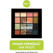 NYX Professional Makeup Göz Farı Paleti - Nyx Ultimate Shadow Pallette USP03 Warm Neutrals