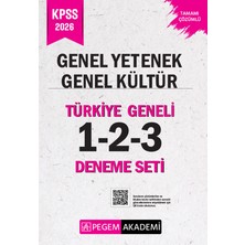 Pegem Akademi Yayıncılık 2026 KPSS Genel Yetenek Genel Kültür Tamamı Çözümlü Türkiye Genel