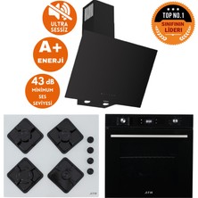 Afm Tech ve Ferre Markalı Oao Sessiz Turbo Dijital 8 Prog Ankastre Set (D077-SA +FM7700 +FM-BD2201)