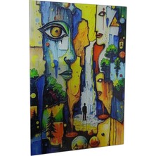Hediyegeldi Sanat ve Doğa Bir Arada Cam Tablo 20*30