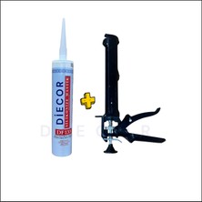 Diecor Silikon Tabancası + 500G Silikonize Mastik – Montaj ve Onarım Kiti