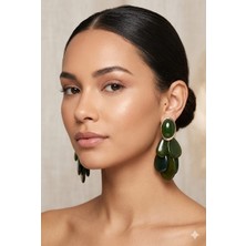 Tılsım Accesories Akik Küpe