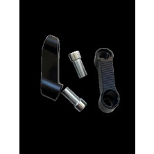 Alkan MB Üniversal Ayna Uzatma Genişletme Aparatı Siyah 8mm Düz Diş