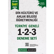 Pegem Akademi Yayıncılık 2026 MEB AGS ÖABT Din Kültürü ve Ahlak Bilgisi Öğretmenliği Tamam
