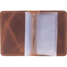 Bloominbag Drive Heritage Brown Deri Ruhsat Kılıfı