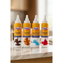 Kent Boringer Topping Sos 4'lü Avantajlı Set (Çikolatalı-Frambuazlı-Italyan Karamelli-Karamelli) 750GR X4