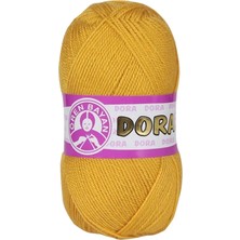 Die Grup 1 Adet Dora El Örgü Ipi Yünü 100 gr 102 Sarı