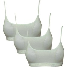 Die Grup Pedli Ip Askılı Krem Büstiyer 3 Adet