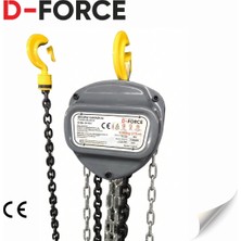 D-Force DF-0502 Zincirli Caraskal 1 Ton 5 Metre