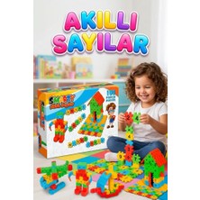 Farbu Oyuncak Akıllı Sayılar 100 Parça Rakamlı Matematik Işlemli Eğitici Yapı Oyuncak Seti