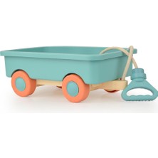 Farbu Oyuncak Tıfıl Toys Çek Çek Vagon - Turkuaz 30914-AT