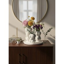 Varkal 3'lü Iskandinav Tarzı Ballon Pinterest Dekoratif Vazo Konsept Set