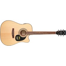 Cort AD880CENATW Elektro Akustik Gitar Çantalı Naturel Ladin Kapak