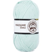 Die Grup 1 Adet Madame Cotton El Örgü Ipi Yünü 100 gr 017 Mint Yeşili