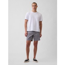 Gap Erkek Gri 7" Relaxed Şort