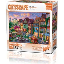 Die Grup 20047 Fun City 500 Parça Puzzle -Ks