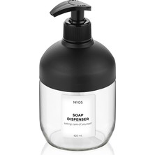 Lemmoni  Qlux Sıvı Sabunluk Cam Altlı 425ML