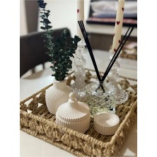 Varkal Özel Tasarım Kokulu Doğal Mum ve Vazo Aksesuar Seti