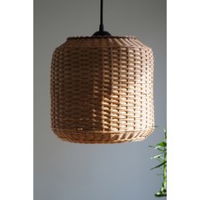 Rattam Bohem Avize Doğal Yassı Rattan: Box