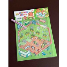 Sfenks. 3D Landscar Sticker - Sevimli Capybara Temalı Kendi Odanı Tasarla Yapıştırma Seti