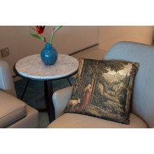 Abat Home Dekoratif, Modern Dijital Baskılı Süet Kırlent Kılıfı (Koltuk Yastık Kılıfı)  40 x 40