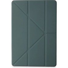 Ergün Collection  Pad 6 Kılıf Kalemlikli Mars Tablet Kılıfı - Koyu Yeşil
