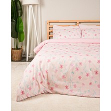 Rasel Tekstil Angel Pamuklu Çift Kişilik Çiçekli Nevresim Seti  Lastikli Çarşaflı  200X220 cm