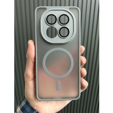 M.TK Moveteck Xiaomi Redmi Note 15 Pro 4g Kılıf Kamera Çıkıntılı Korumalı Mat Magsafe Wireless Şarj Destekli Renkli Yumuşak Kenarlı Hassas Butonlu Kapak