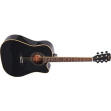 Cort AD880CEBK Elektro Akustik Gitar Siyah Ladin Kapak