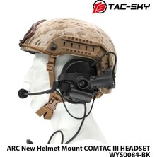 Telsiz Kulaklığı-Kask Tipi-Siyah Rac-Model WYS0084-BK