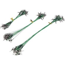 Effe Yeşil Renk Çelik Tel Fırdöndülü Klipsli 10LU Paket HG2507 - 30 cm