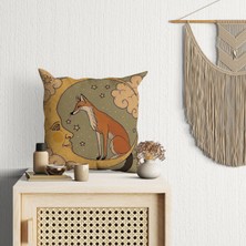 Abat Home Dekoratif, Modern Dijital Baskılı Süet Kırlent Kılıfı (Koltuk Yastık Kılıfı)  40 x 40