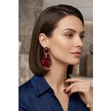 Tılsım Accesories Akik Küpe