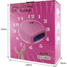 Jiadi Jıadı Uv Kurutucu Lamba 36W Kalıcı Oje