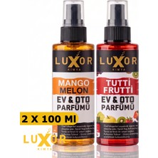 Luxor Kimya Oto Parfümü Mango Kavun & Tutti Frutti 100 ml | Oto Kokusu | Araç Parfümü | Sprey Oto Kokusu