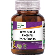 Akhisar Lokman Hekim Karahindiba Deve Dikeni Enginar Kapsül 735 Mg x 60 Kapsül