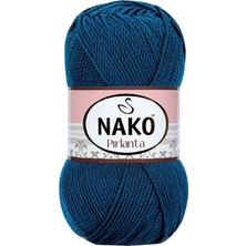 Die Grup 1 Adet Pırlanta Amigurumi El Örgü Ipi Yünü Petrol Mavi 10328