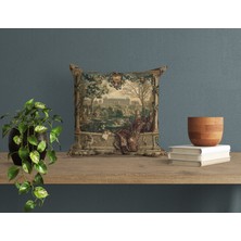 Abat Home Dekoratif, Modern Dijital Baskılı Süet Kırlent Kılıfı (Koltuk Yastık Kılıfı)  40 x 40