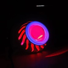 GMS Cg Angel Far Alevli Kırmızı Mavi Beyaz Çakarlı