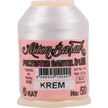 Die Grup Altınbaşak Oya ve Dantel Ipi 20 gr - Royaleks - No: Krem