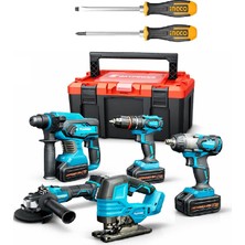 Catpower  4150 5 Li Set 3 Akü  1 Şarj Aleti 4 Amper Darbeli Duz Yıldız Tornavida