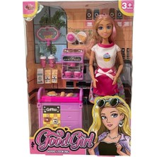 Die Grup WG66748 Vardem Kutulu   Kafe Işleten Bebek Set 11,5 Inç