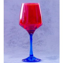 Sudeka 6 Parça Renkli Kadeh Bardak Seti 295CC