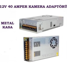 12V 40 Amper A Plus Kalite Metal Kamera Adaptörü TEICO-5240A